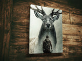 Hunter Facing The Hunt Premium Canvas