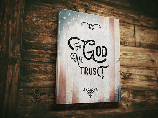 In God We Trust Canvas Print