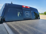 1776 Truck Middle Slider Perforated Decal