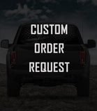 Custom Back Window Design - Car, Truck or SUV