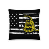 Don't Tread on My 2A Flag Pillow