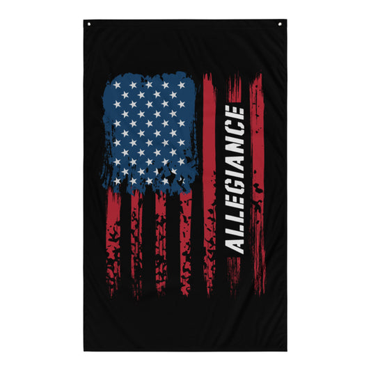 Flag with Allegiance Letters