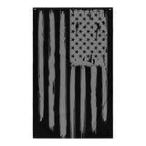 Worn American Flag Black/Gray