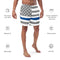 American Flag Thin Blue Line Swim Trunks