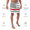 Thin Red Line American Flag Swim Trunks