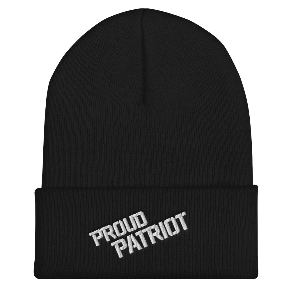 Proud Patriot Cuffed Beanie