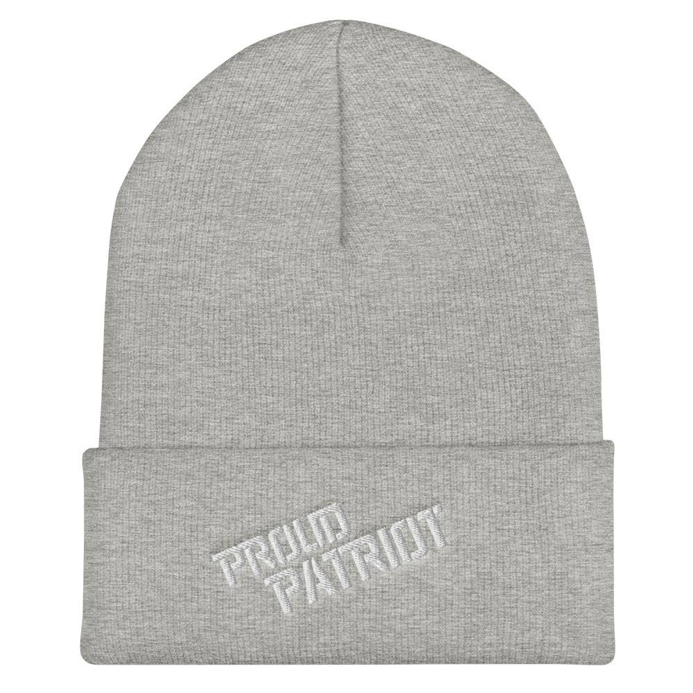 Proud Patriot Cuffed Beanie