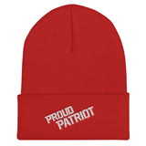 Proud Patriot Cuffed Beanie