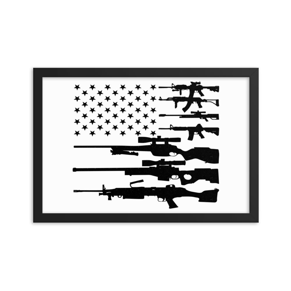 2nd Amendment Themed Framed poster