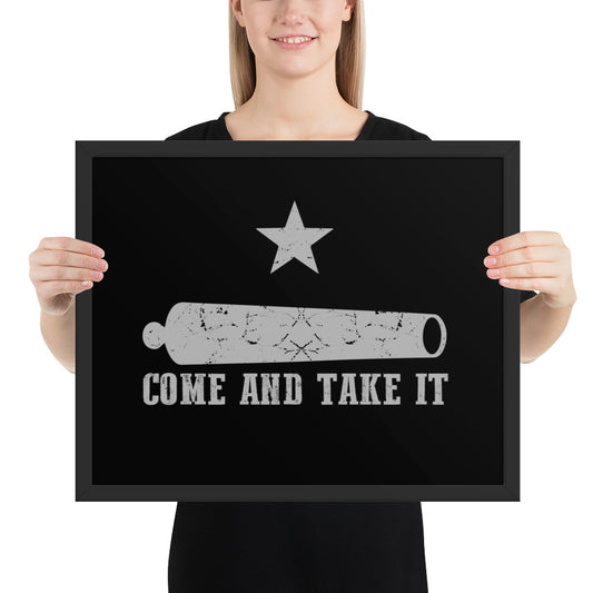 Come and Take It Framed poster