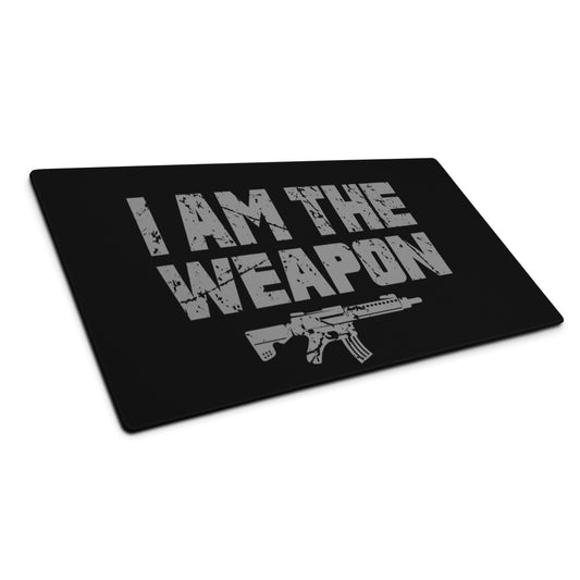 "I Am The Weapon" 36″×18″ Gun Cleaning Station