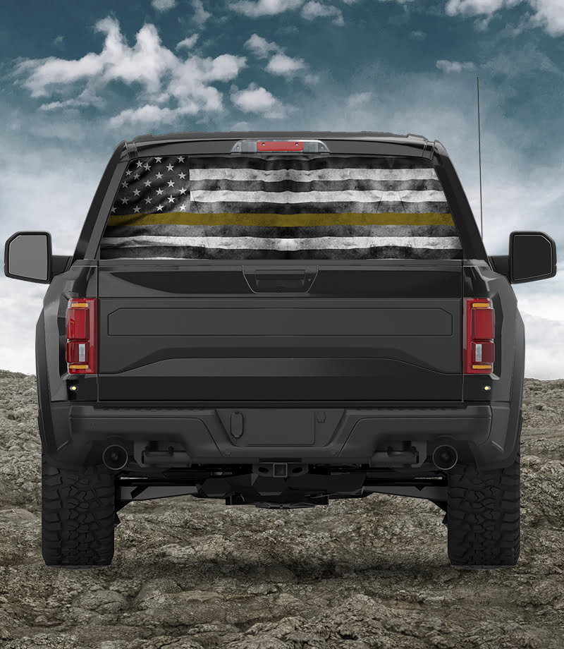 Ol’ Glory Thin Line (Multiple Colors) American Flag Decal