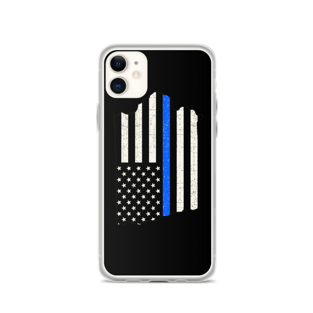 Iowa Thin Blue Line iPhone Case