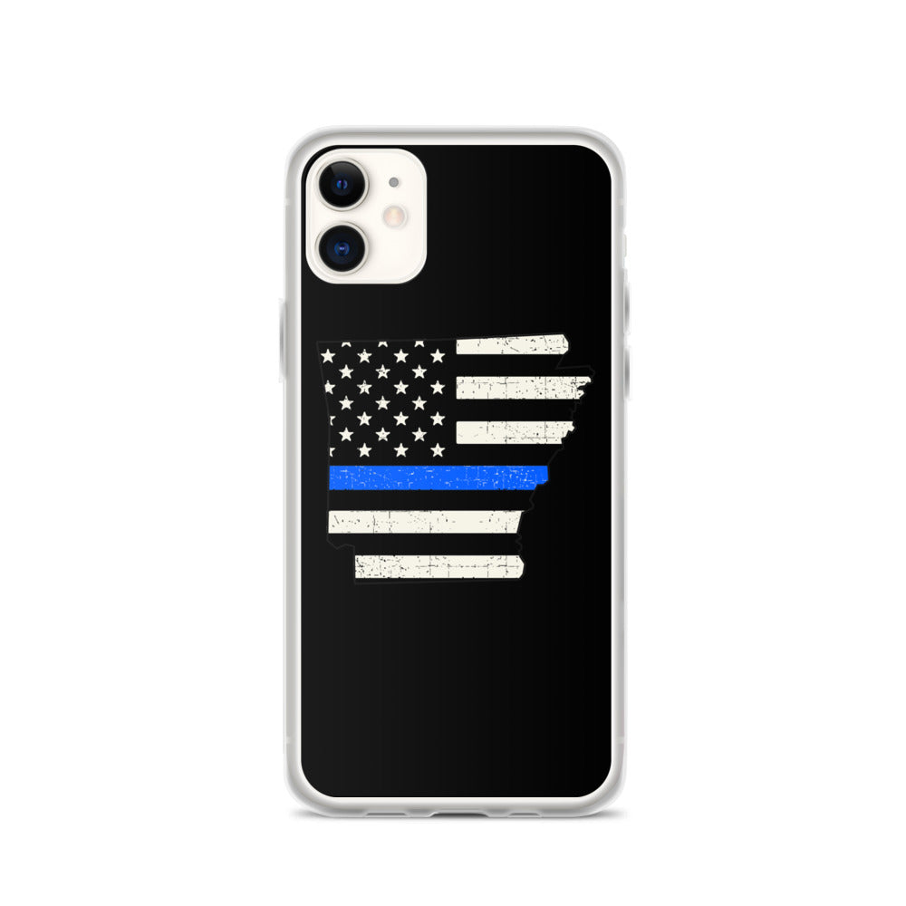 Arkansas Thin Blue Line iPhone Case