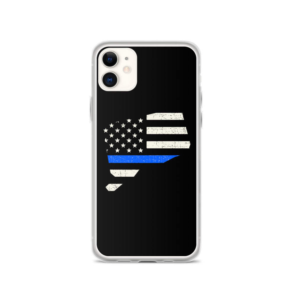 Connecticut Thin Blue Line iPhone Case