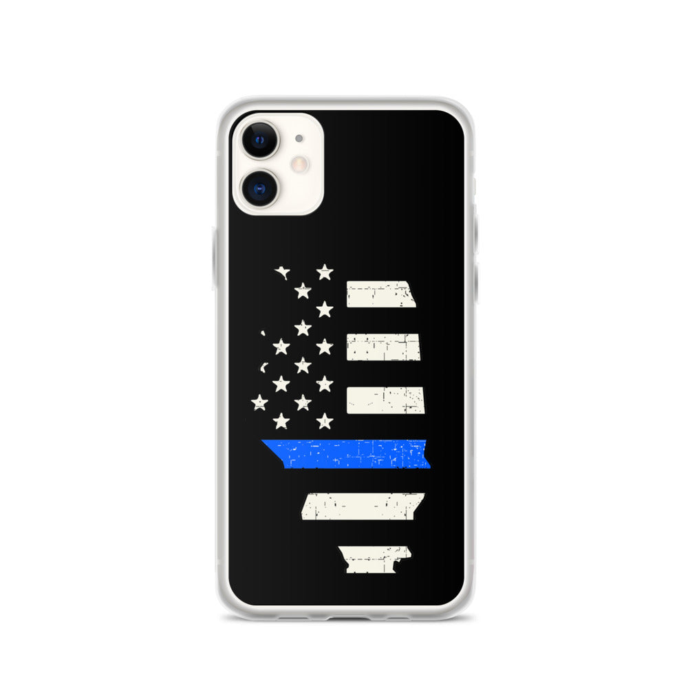 Illinois Thin Blue Line iPhone Case