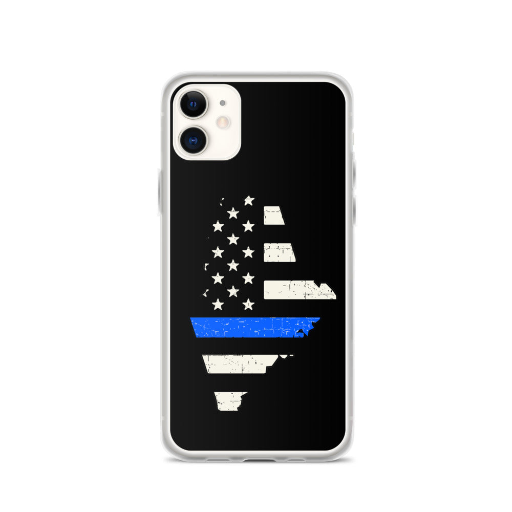 Maine Thin Blue Line iPhone Case