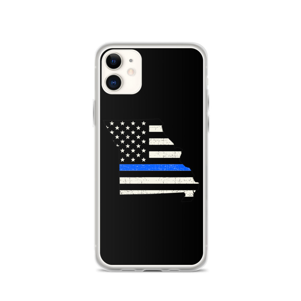 Missouri Thin Blue Line iPhone Case