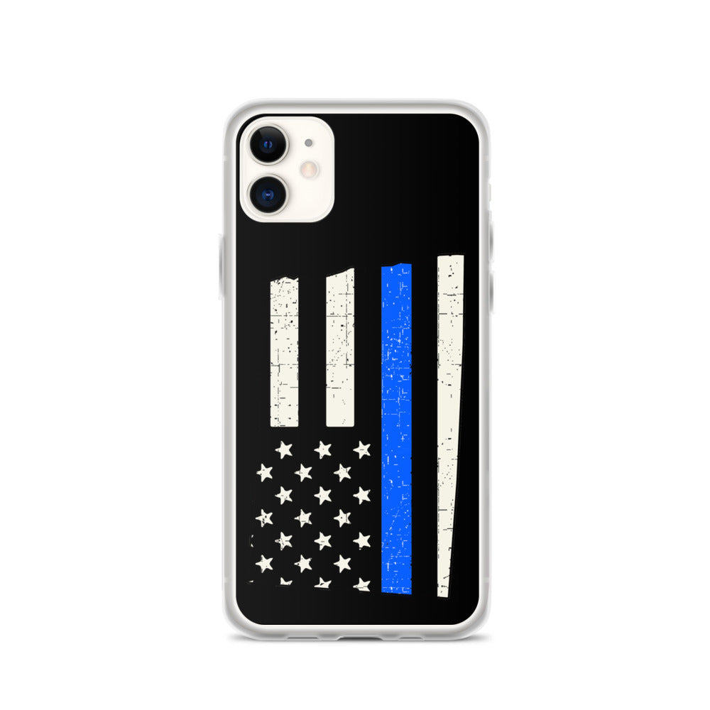 North Dakota Thin Blue Line iPhone Case