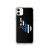 West Virginia Thin Blue Line iPhone Case