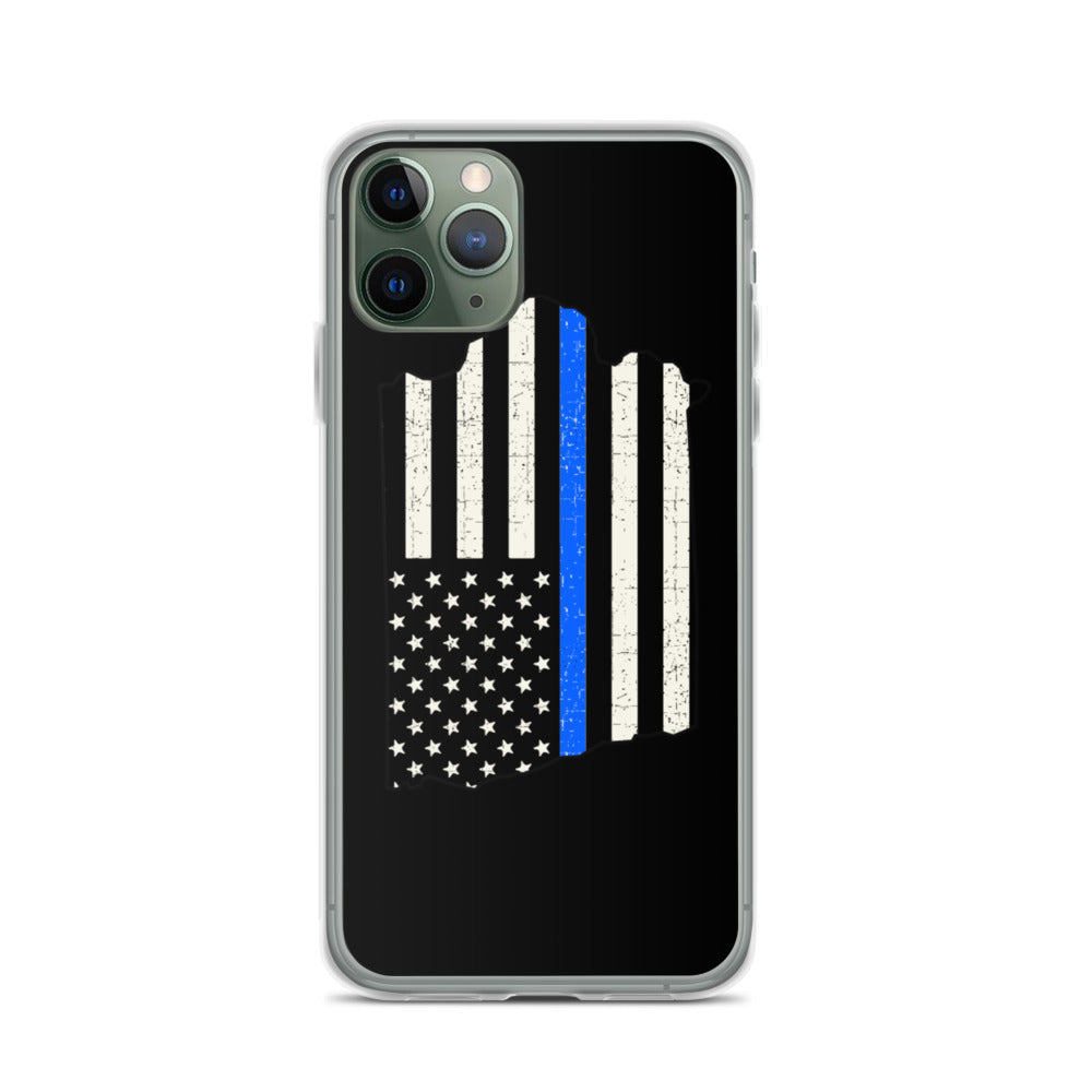 Iowa Thin Blue Line iPhone Case