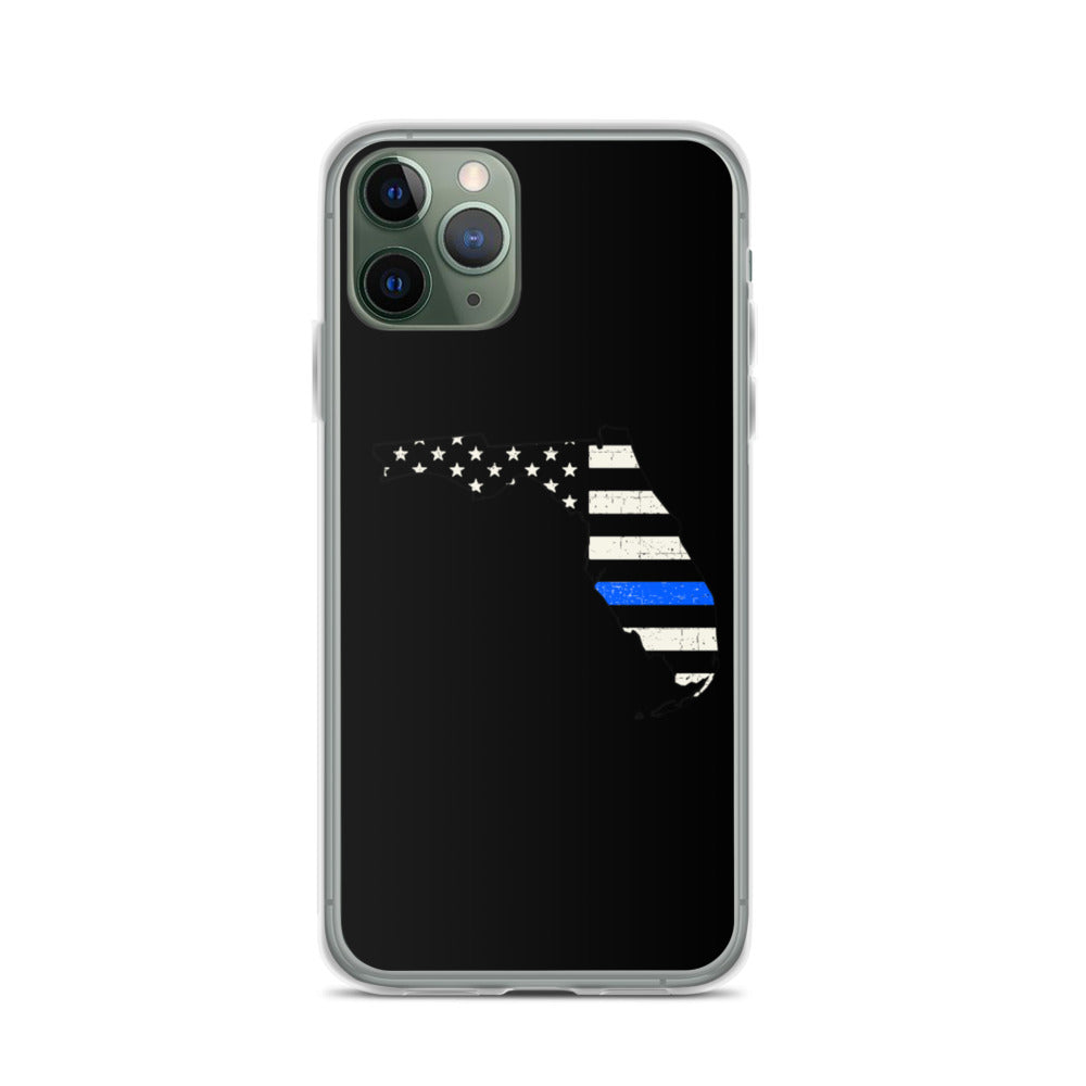 Florida State Thin Blue Line iPhone Case