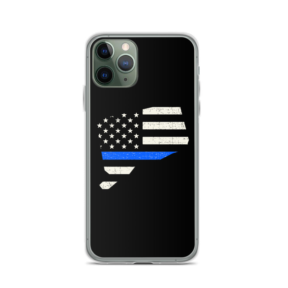 Connecticut Thin Blue Line iPhone Case