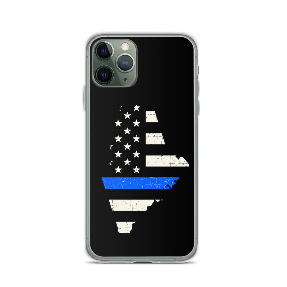 Maine Thin Blue Line iPhone Case