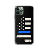 Mississippi Thin Blue Line iPhone Case