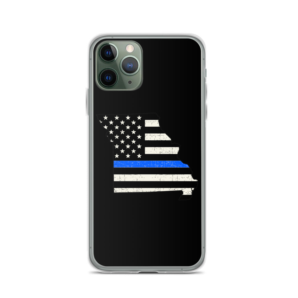 Missouri Thin Blue Line iPhone Case