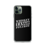 Whiskey Tango Foxtrot iPhone Case