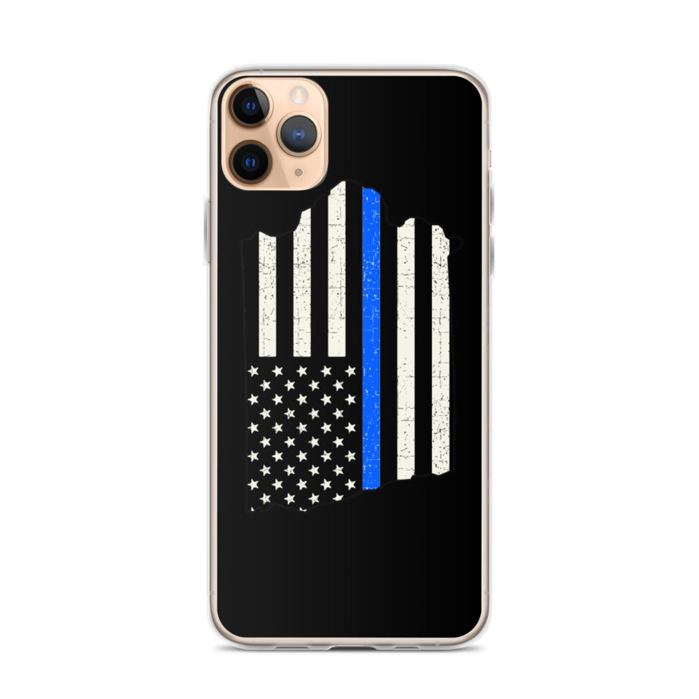 Iowa Thin Blue Line iPhone Case