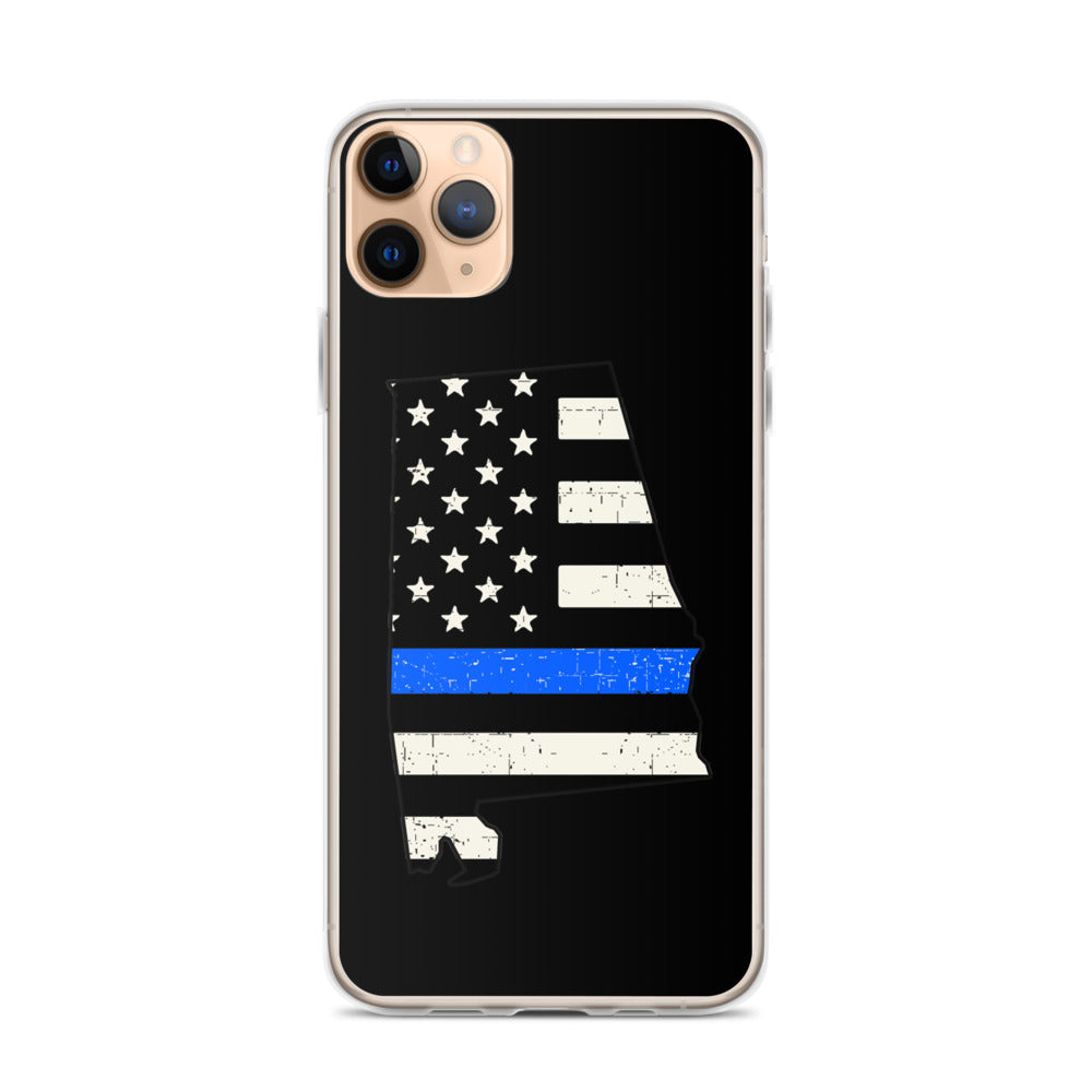 Alabama Thin Blue Line iPhone Case