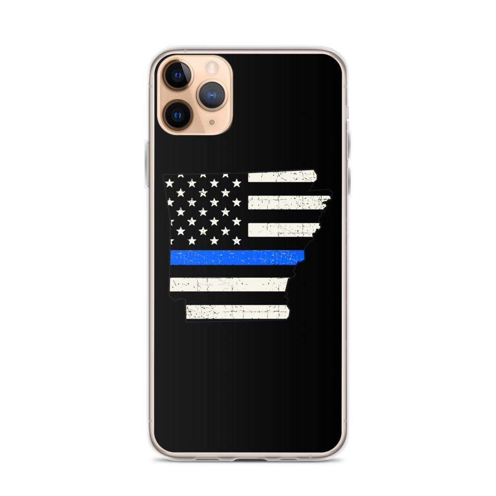 Arkansas Thin Blue Line iPhone Case