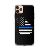 Georgia Thin Blue Line iPhone Case