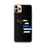 Michigan Thin Blue Line iPhone Case