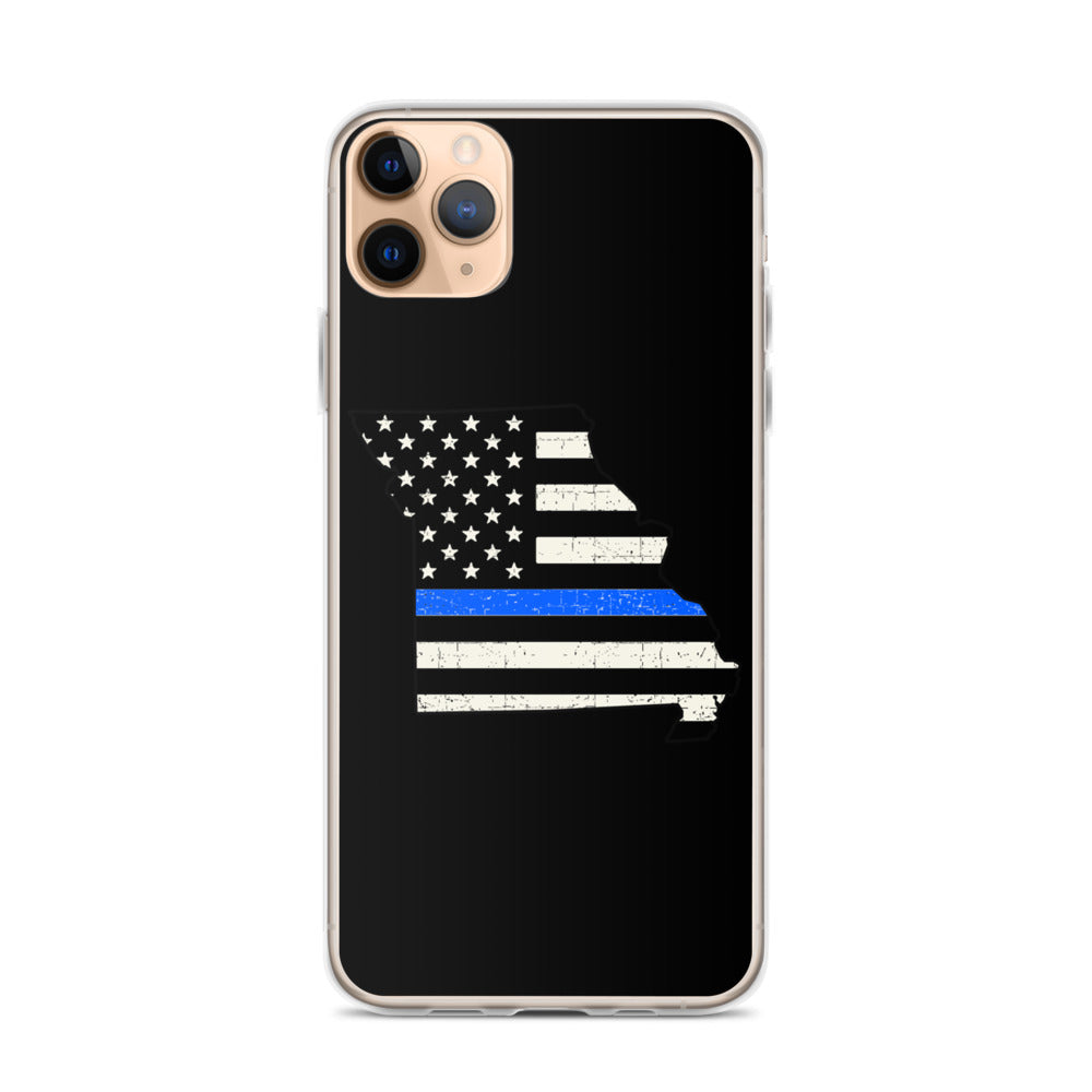 Missouri Thin Blue Line iPhone Case