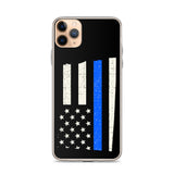 North Dakota Thin Blue Line iPhone Case