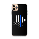 Texas Thin Blue Line iPhone Case