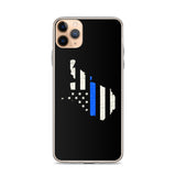 West Virginia Thin Blue Line iPhone Case