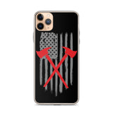 Firefighter American Flag iPhone Case