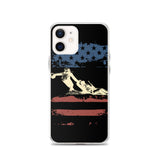 Worn Fallen Soldier Flag iPhone Case