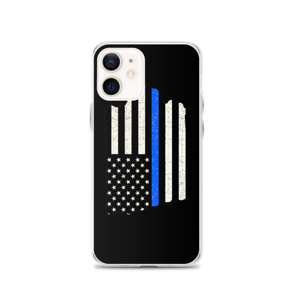 Iowa Thin Blue Line iPhone Case