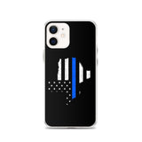 Texas Thin Blue Line iPhone Case