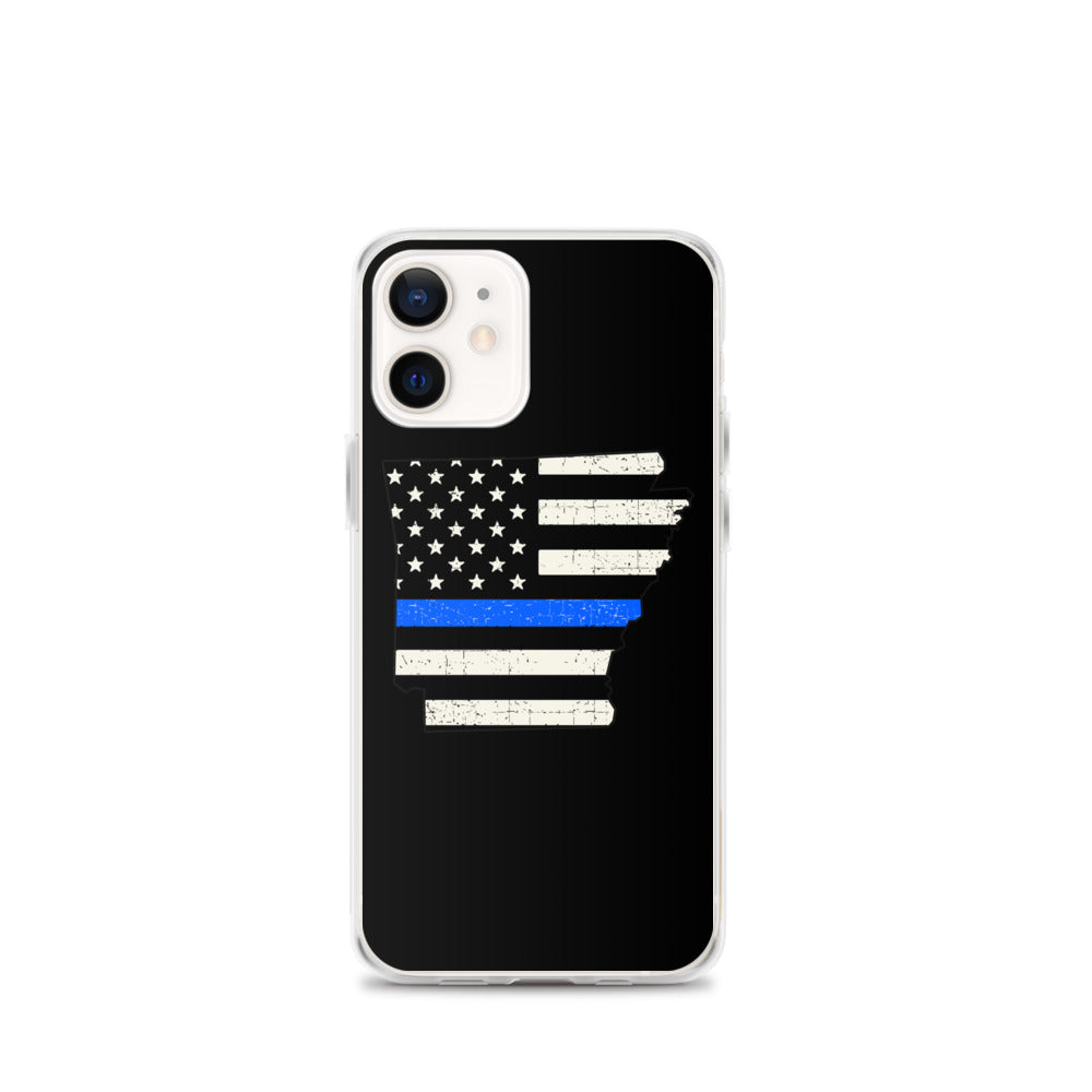 Arkansas Thin Blue Line iPhone Case