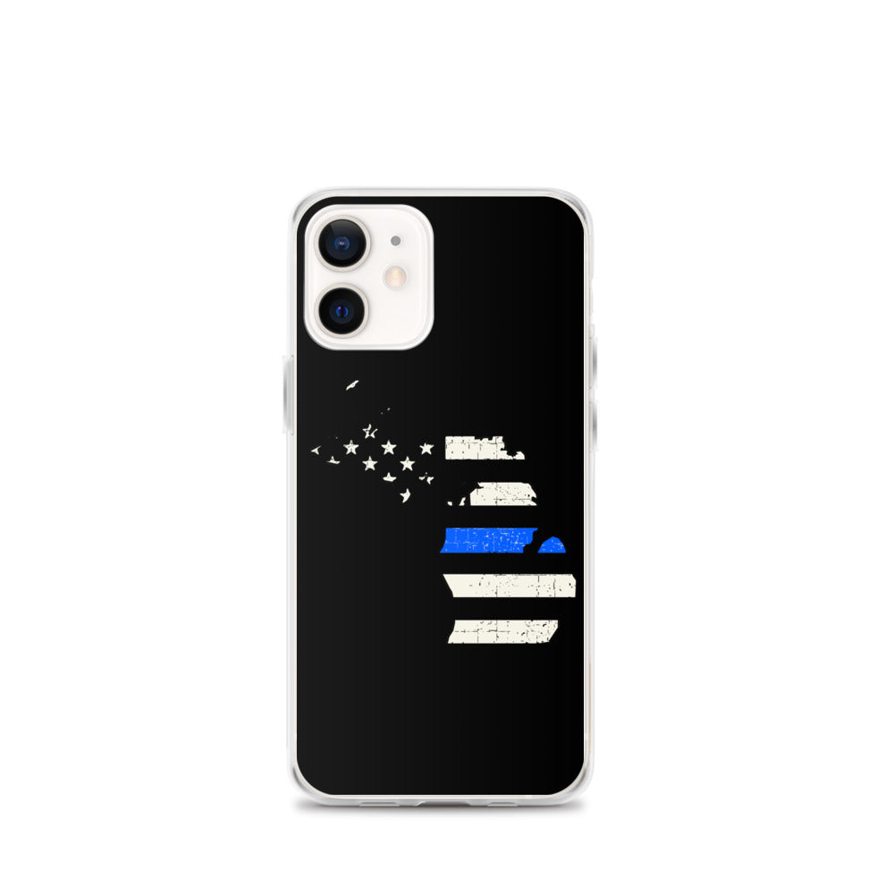 Michigan Thin Blue Line iPhone Case