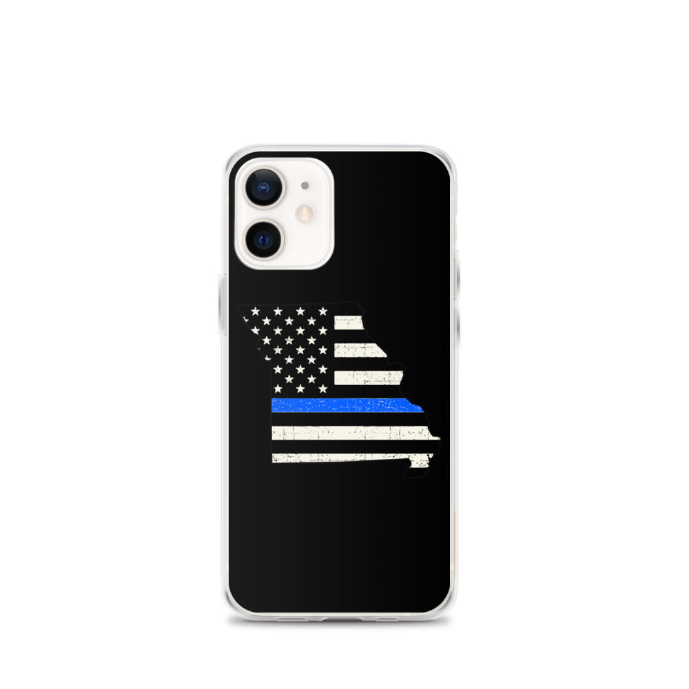 Missouri Thin Blue Line iPhone Case