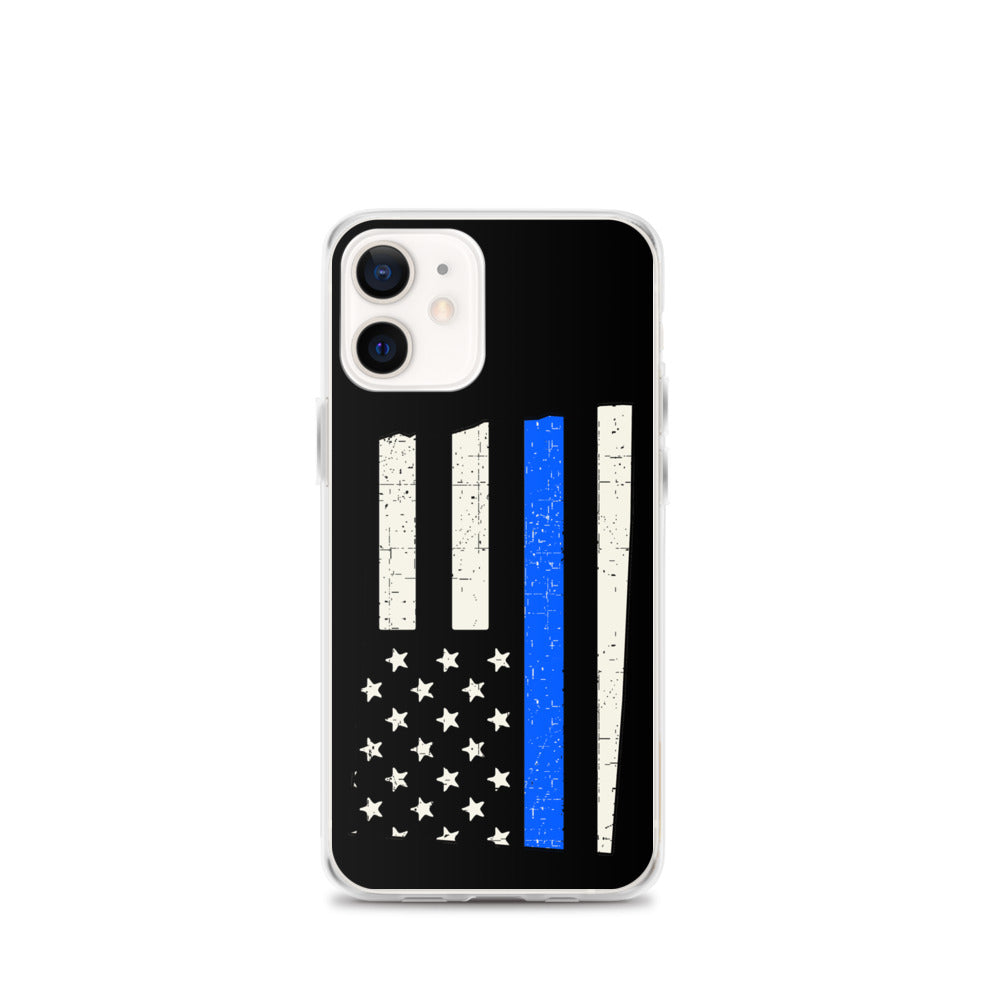 North Dakota Thin Blue Line iPhone Case