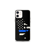 Rhode Island Thin Blue Line iPhone Case