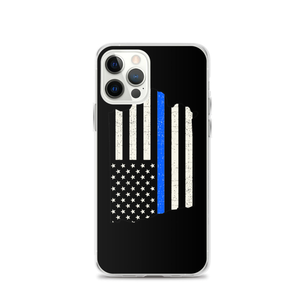 Iowa Thin Blue Line iPhone Case